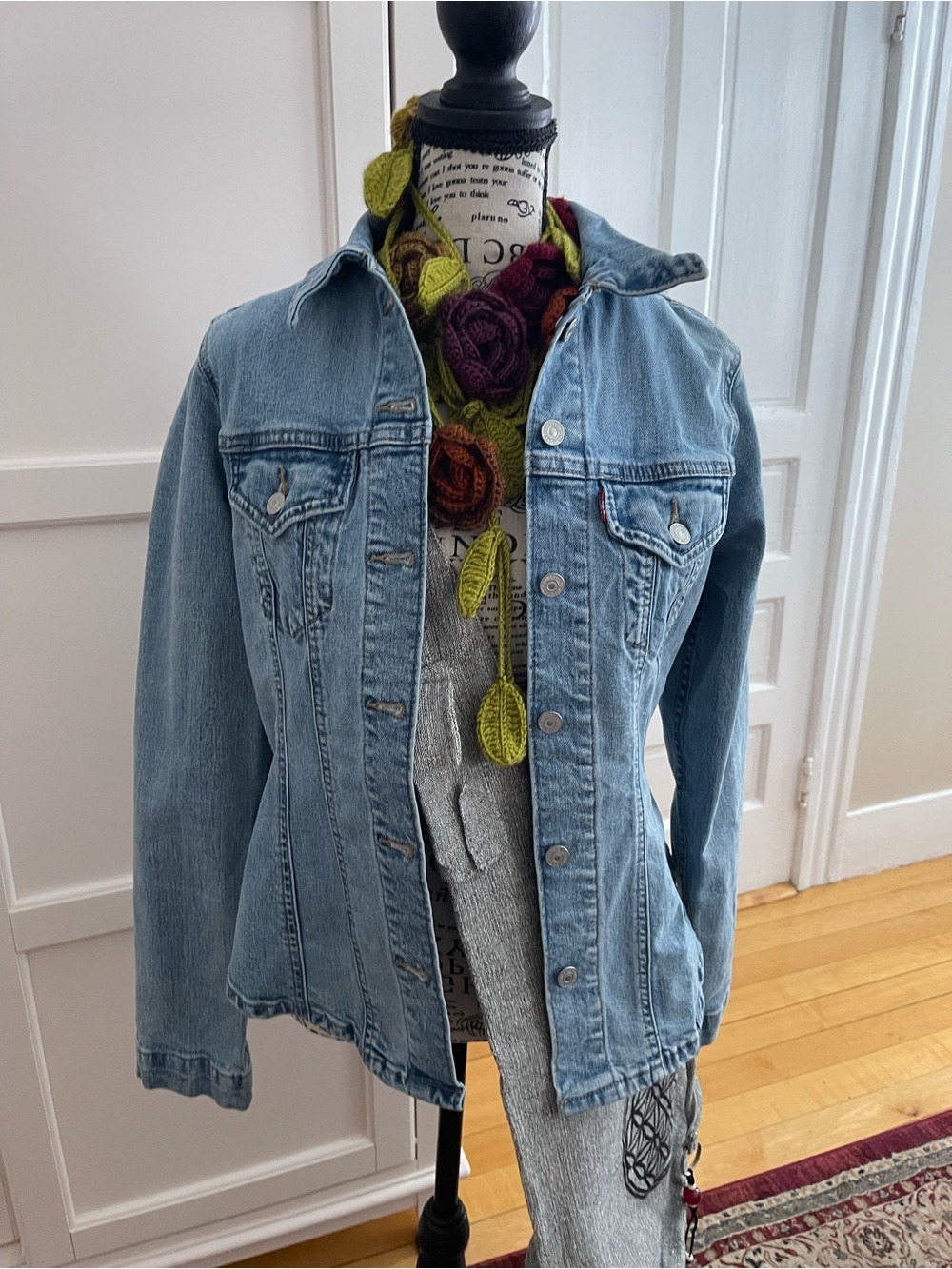 Levi's Light Blue Women's Denim Jacket - Classic Button Front